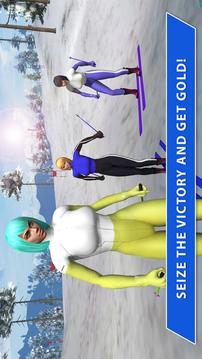 Biathlon Game - Skiing and Shooting Winter Sports游戲截圖2