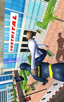 Police Spider Hero City Rescue游戏截图2