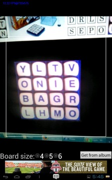 Boggle Solver: Vision游戲截圖1