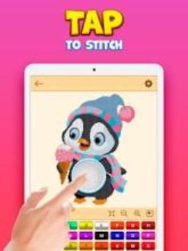 Cross Stitch: Coloring Art游戲截圖3