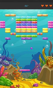 Underwater Bricks Breaker游戲截圖2