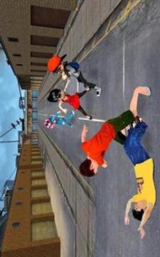 Kids Fighting Games - Gangster in Street游戏截图5