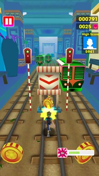 Super Train Surf Run 3D游戲截圖2