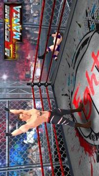 Wrestling Cage Mania - Free Wrestling Games : 2K18游戲截圖1