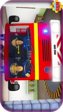 Fireman Super Hero Sam Rescue Games For kids游戲截圖2