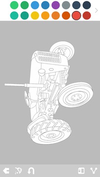 Tractors Coloring Pages Game游戲截圖1