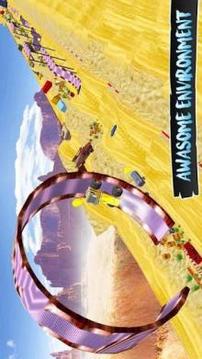 Drive Monster Trucks Ahead - Trucker Path Stunts游戲截圖4