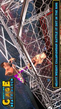 WRESTLING CAGE DEATHMATCH -WRESTLING GAMES & FIGHT游戲截圖1