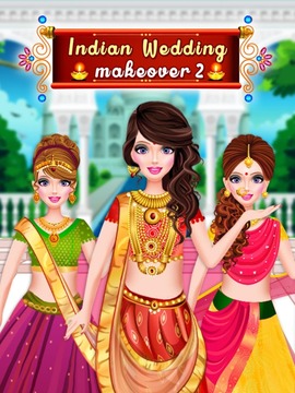 Indian Wedding Dress up & Makeover 2游戲截圖4