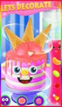 Ice Cream Cones Cake - Cooking Game *游戲截圖1