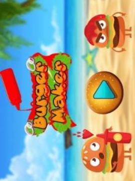 Burger Shop Restaurant : Burger Maker Cooking Game游戲截圖3
