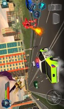 Cop Robot 3D - US Police Transform游戲截圖2