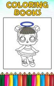 How To Color LOL Doll Surprise -Coloring Game游戲截圖4