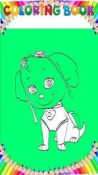 Paw Patrol coloring book by fans游戲截圖4