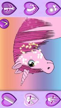 Unicorn Care - Mane Braiding游戲截圖1