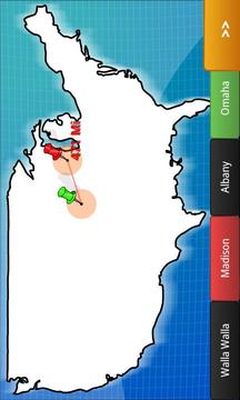 USA geography map quiz - BETA游戲截圖5