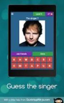 Music quiz - Guess the singer游戲截圖3