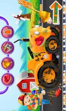 Multi Farm Tractor Wash Game: Repair & Design Game游戲截圖5