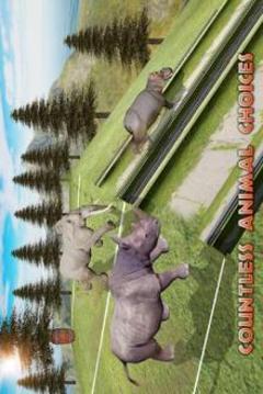 Wild Animal: Extreme Ramp Racing游戲截圖2