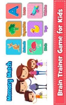 Memory Game for Kids : Animals, Preschool Learning游戲截圖5