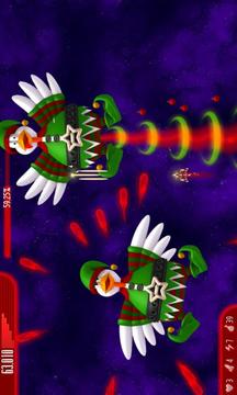Chicken Invaders 4 Xmas HD游戲截圖1