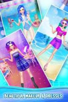 New Year Beach Party Fashion Doll Salon游戲截圖5