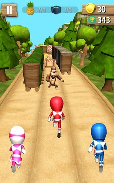 samurai heroes : power rangers run游戲截圖3