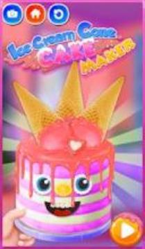 Ice Cream Cones Cake - Cooking Game *游戲截圖5
