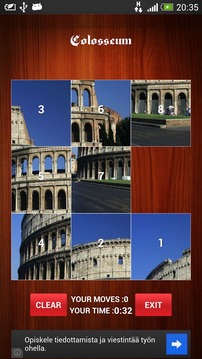 Picture Puzzle 7 Wonders,slide游戲截圖1