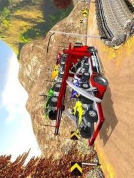 Vehicle Transporter Trailer Truck Game游戲截圖1