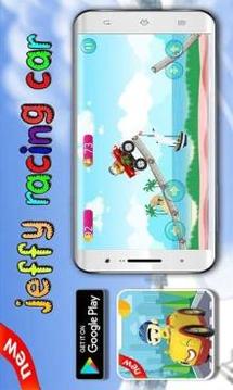 Jeffy Racing Car The Puppet游戲截圖1
