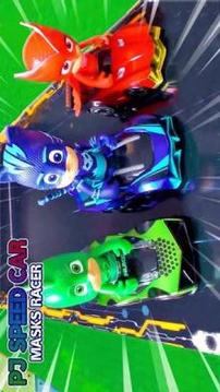 Pj Speed Car: Masks Racer游戲截圖3