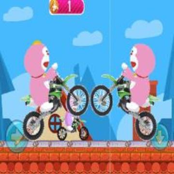 Super doreamon Moto Racing游戲截圖4