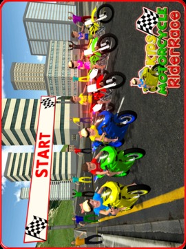 Kids MotorBike Rider Race 3D游戏截图5