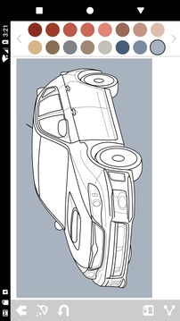Japanese Cars Coloring Book游戲截圖2
