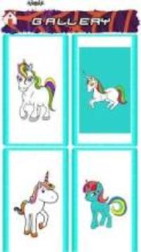 Unicorn Coloring Book Free游戲截圖2