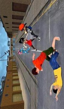 Kids Fighting Games - Gangster in Street游戏截图1
