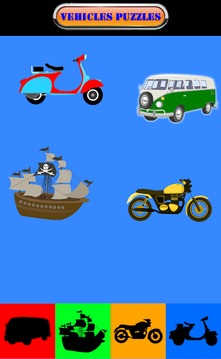 Toddler Vehicles Puzzles游戲截圖2
