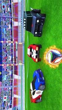 Rocket Cars Football League: Battle Royale Soccer游戲截圖1