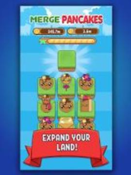 Merge Pancake - Kawaii Idle Evolution Clicker Game游戲截圖1