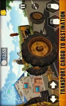 Tractor Driving Farm Sim : Tractor Trolley Game游戏截图3