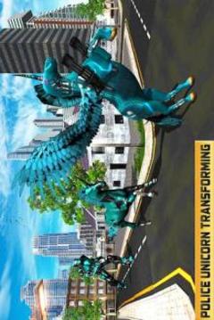 US Robotic Unicorn Transform Bike Game游戲截圖3