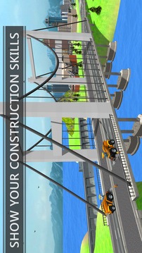 Bridge Building Sim: Riverside Construction Games游戲截圖5