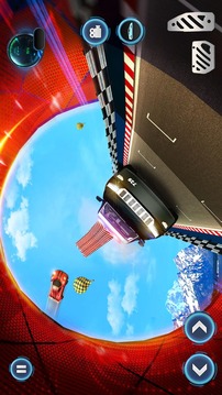 Impossible Police Car Stunt Racing Stunt Car Games游戲截圖4