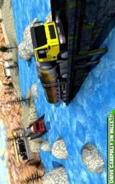 Mountain Oil Cargo Heavy Trailer Truck游戏截图2