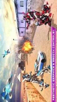 Russian Plane Robot Car Transform Mech Robot Wars游戲截圖4