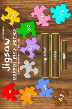 Jigsaw Animal Pic Free Edition游戲截圖1