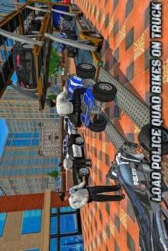 Police ATV Bike & Car Plane Transport Truck Game游戲截圖5