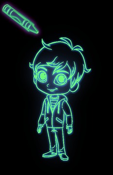 Glow Princess Cartoon girl游戏截图3