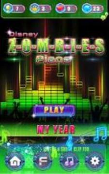 Disney Zombies Piano Tiles游戲截圖1